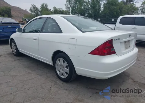 2002 Honda Civic Ex z USA, uszkodzony, nr VIN 1HGEM22952L087947